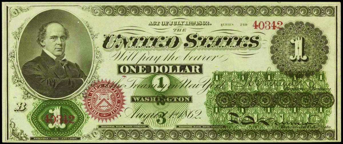 Năm 1862, kho bạc Hoa Kỳ đã phát hành tờ Đô la đầu tiên để lưu hành trong cả nước, thường gọi là “đồng bạc xanh”. Đây là sự khởi đầu của đồng tiền quyền lực nhất thế giới.