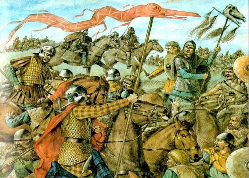  4. Dồn quá nhiều nguồn lực vào quân sự. Tây La Mã đã tốn rất nhiều tiền của và nhân lực vào việc bảo vệ đường biên giới rộng lớn, khiến tốc độ phát triển khoa học kỹ thuật chậm lại và các cơ sở hạ tầng dân dụng rơi vào tình trạng xuống cấp.