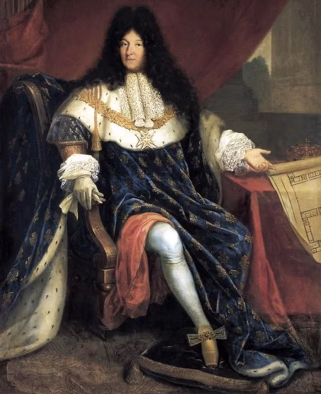 Trong lịch sử nước Pháp, vua Louis XIV ở ngôi từ 1643 đến 1715, tổng cộng 72 năm, là ông vua có thời gian trị vì lâu nhất của đất nước này.