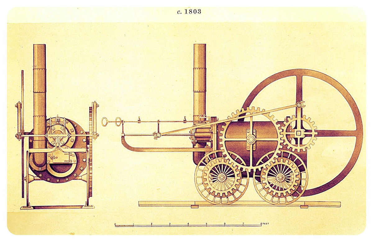 Đầu máy mang tên Rocket của kĩ sư Robert Stephenson là đầu máy đã giành chiến thắng trong hội thi. Đây là đầu máy xe lửa đầu tiên có nồi hơi đa ống, với 25 ống mang khí nóng từ buồng đốt cháy nhiên liệu.
