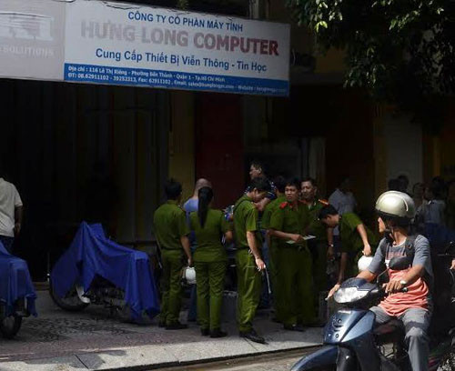 Hiện trường vụ cháy nổ ngôi nhà giữa trung tâm TP HCM.