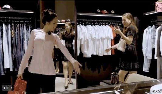 Hậu trường quay hình vui vẻ của chủ tịch - giúp việc. 