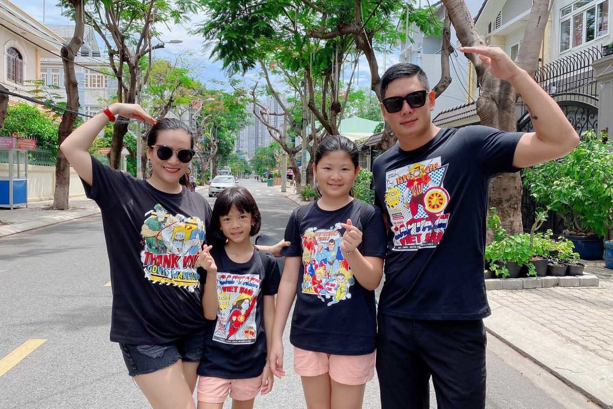 Sau hơn 10 năm, Bình Minh – Anh Thơ có thêm 2 cô con gái An Nhiên và An Như.