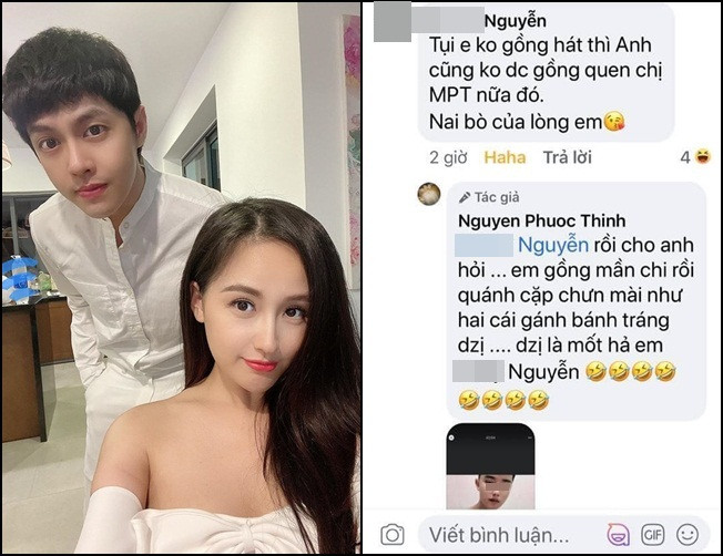 Noo Phuoc Thinh khi bi noi gong yeu Mai Phuong Thuy