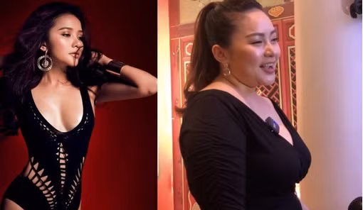 Sự khác biệt rõ rệt của bà xã Nguyễn Đức An thời con gái và hiện tại.