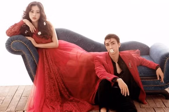 Phuong Nga - Binh An lo clip hau truong chup anh cuoi-Hinh-2