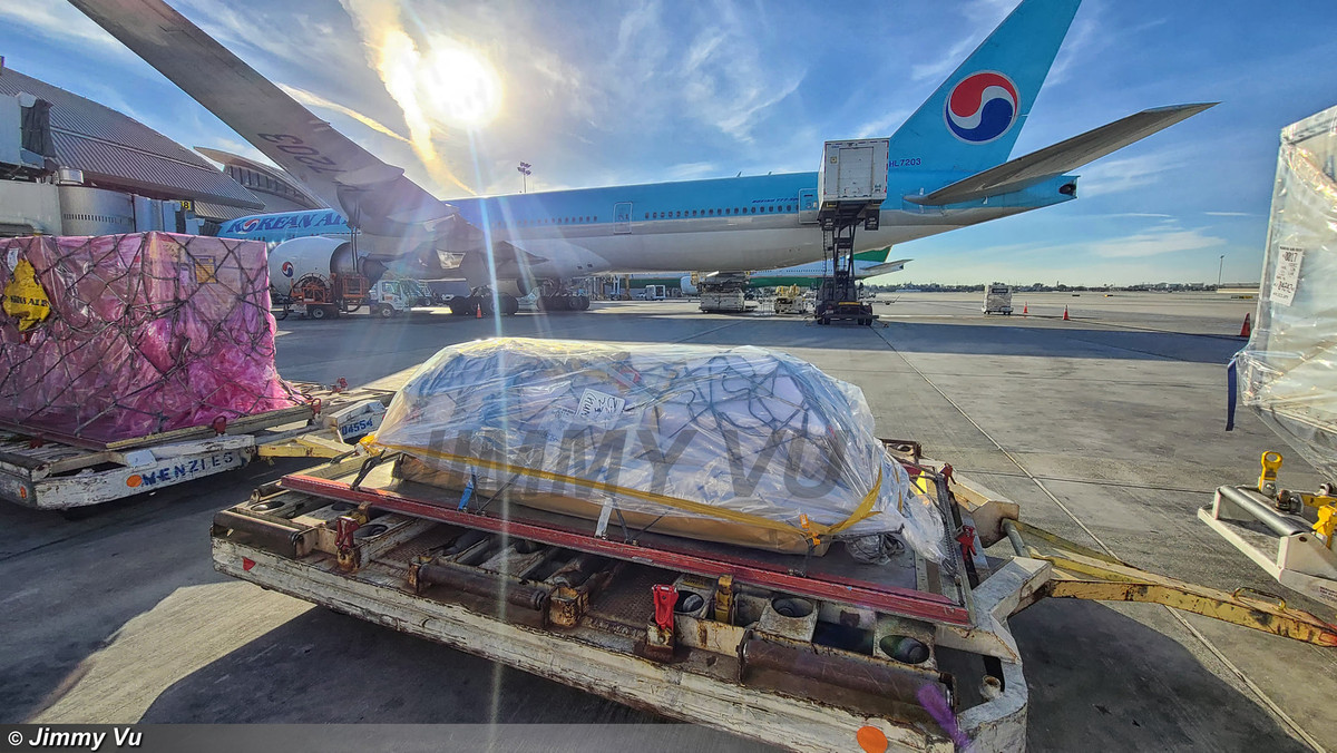 Được biết vì dịch COVID-19, người nhà không được đến đón cố nghệ sĩ Chí Tài tại sân bay mà mọi thủ tục đều do nhà quàn Peek Family thực hiện. Sau khi tiếp nhận thi hài sẽ đưa về nhà quàn bảo quản và chuẩn bị tổ chức tang lễ. Hiện tại vợ của cố nghệ sĩ Chí Tài - ca sĩ Phương Loan vẫn chưa thể đến gặp chồng lần cuối. Theo quy định ở Mỹ thời điểm hiện tại chỉ có 2 người được vào bên trong nhà quàn nên ca sĩ Phương Loan sẽ đi cùng Chí Thiện - anh trai của cố nghệ sĩ Chí Tài. 