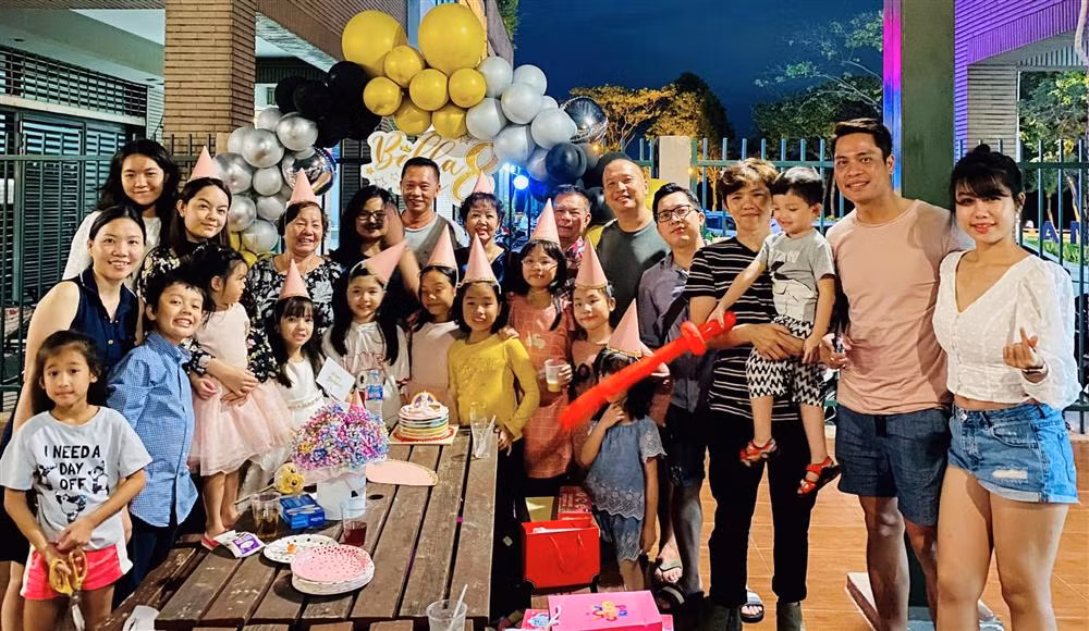 Pham Quynh Anh - Quang Huy hoi ngo mung sinh nhat con-Hinh-3