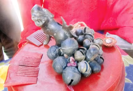 Bộ lục lạc trong bộ báu vật.