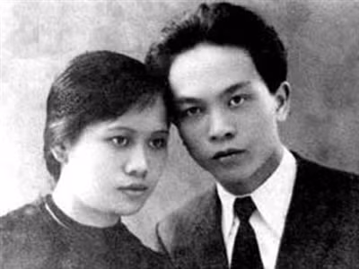 Võ Nguyên Giáp và người vợ đầu Nguyễn Thị Quang Thái .