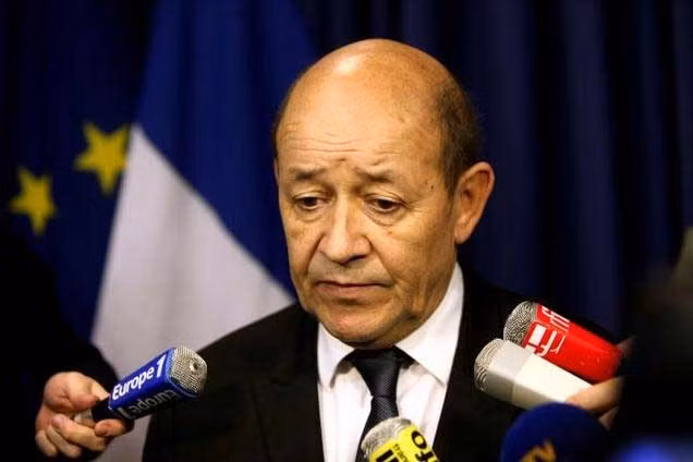 Ngoại trưởng Pháp Jean-Yves Le Drian.