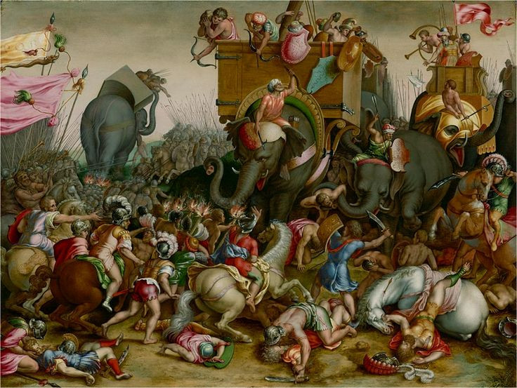 6. Trận Zama đánh dấu sự kết thúc của cuộc chiến Punic thứ hai. Với chiến thắng của Scipio, cuộc chiến Punic thứ hai kết thúc, và Carthage phải ký hiệp ước hòa bình có điều kiện rất khắc nghiệt với La Mã. Ảnh: Pinterest.