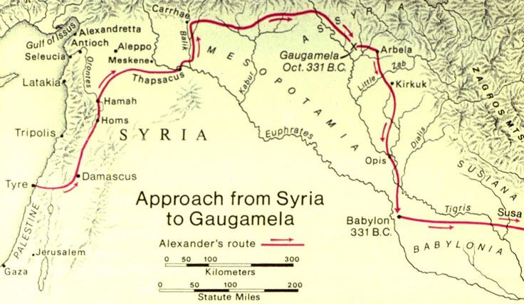  1. Trận Gaugamela còn được gọi là “trận Arbela”. Mặc dù diễn ra tại Gaugamela, các tài liệu cổ thường gọi trận này là “trận Arbela” do thành phố Arbela gần đó nổi tiếng hơn. Ảnh: Pinterest.