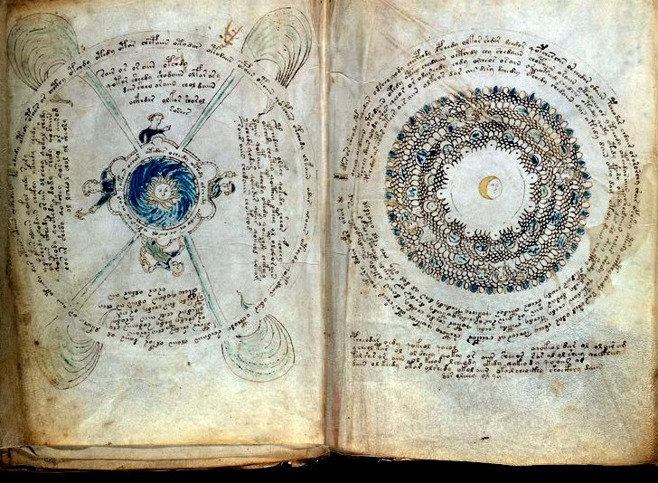  8. Nhiều nhà nghiên cứu vẫn tìm kiếm nó đến nay. Bất chấp tranh cãi, các học giả, nhà thần bí học và người theo đuổi tri thức huyền học vẫn không ngừng truy tìm dấu vết thực sự của cuốn sách để khám phá những tri thức cổ đại ẩn giấu bên trong. Ảnh: Pinterest.