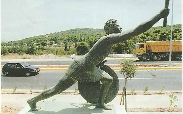  6. Truyền thuyết về Pheidippides chạy từ Marathon về Athens ra đời từ trận này. Theo truyền thuyết, người lính Pheidippides đã chạy hơn 40 km về thành Athens để báo tin chiến thắng và ngã xuống chết ngay sau đó – nguồn gốc của cuộc chạy marathon hiện đại. Ảnh: Pinterest.