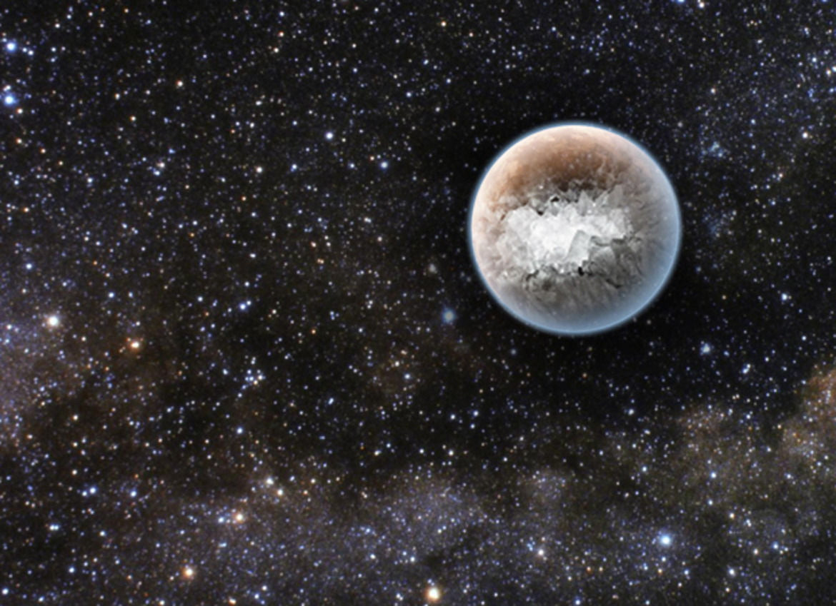  2. Kích thước của nó tương đương Trái Đất, nhưng nặng hơn nhiều lần. Lucy có đường kính tương đương Trái Đất nhưng khối lượng gấp khoảng 1,1 lần Mặt Trời – cực kỳ đặc và nén. Ảnh: Pinterest.