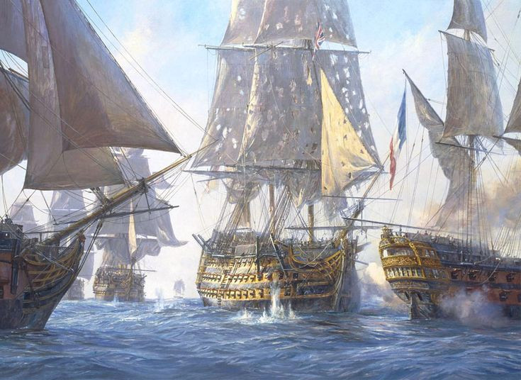 8. Trận Trafalgar khẳng định vị thế bá chủ đại dương của Anh. Kể từ sau trận chiến này, Hải quân Hoàng gia Anh không bị thách thức trong gần 100 năm tiếp theo. Ảnh: Pinterest.