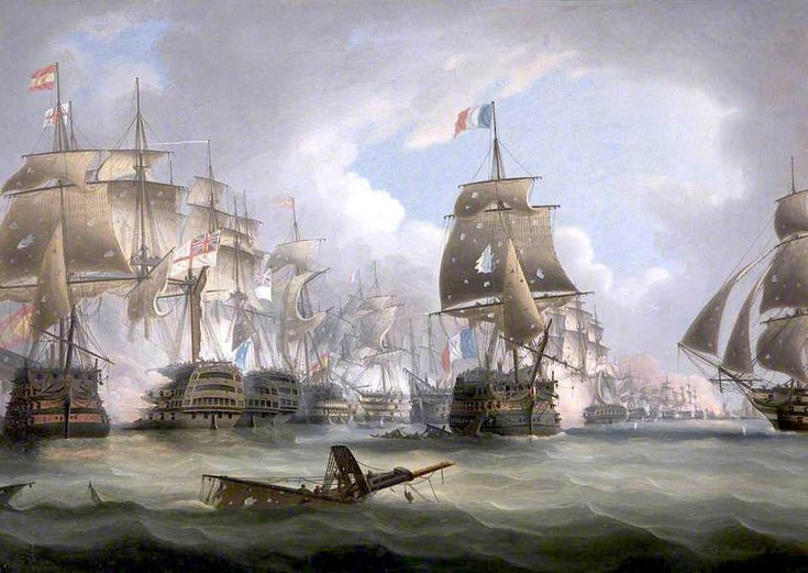 2. Nelson áp dụng chiến thuật đột phá. Trong trận Trafalgar Thay vì đánh theo đội hình song song truyền thống, Nelson chia hạm đội làm hai mũi lao vào trung tâm đội hình địch để cắt đôi và tạo thế bao vây. Ảnh: Pinterest.