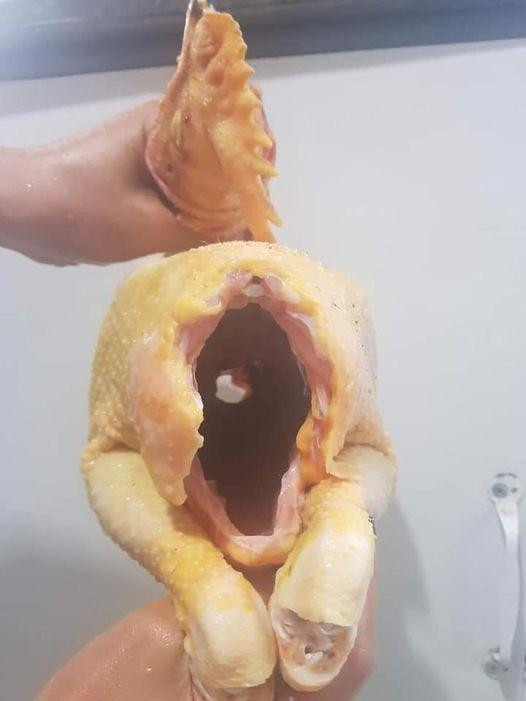 ách làm gà sạch không tỳ vết.