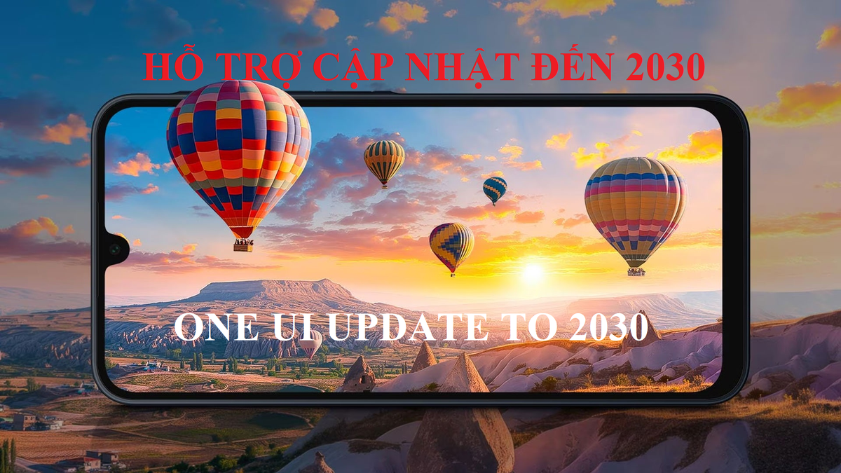  Samsung hứa hẹn sáu thế hệ nâng cấp phần mềm và hỗ trợ, nghĩa là Galaxy A16 sẽ nhận được bản cập nhật One UI cho đến năm 2030. Khoảng thời gian dài hạn sẽ giúp người dùng có thể thể tự tin sử dụng Galaxy A16 cho các mục đích cơ bản trong tương lai xa.