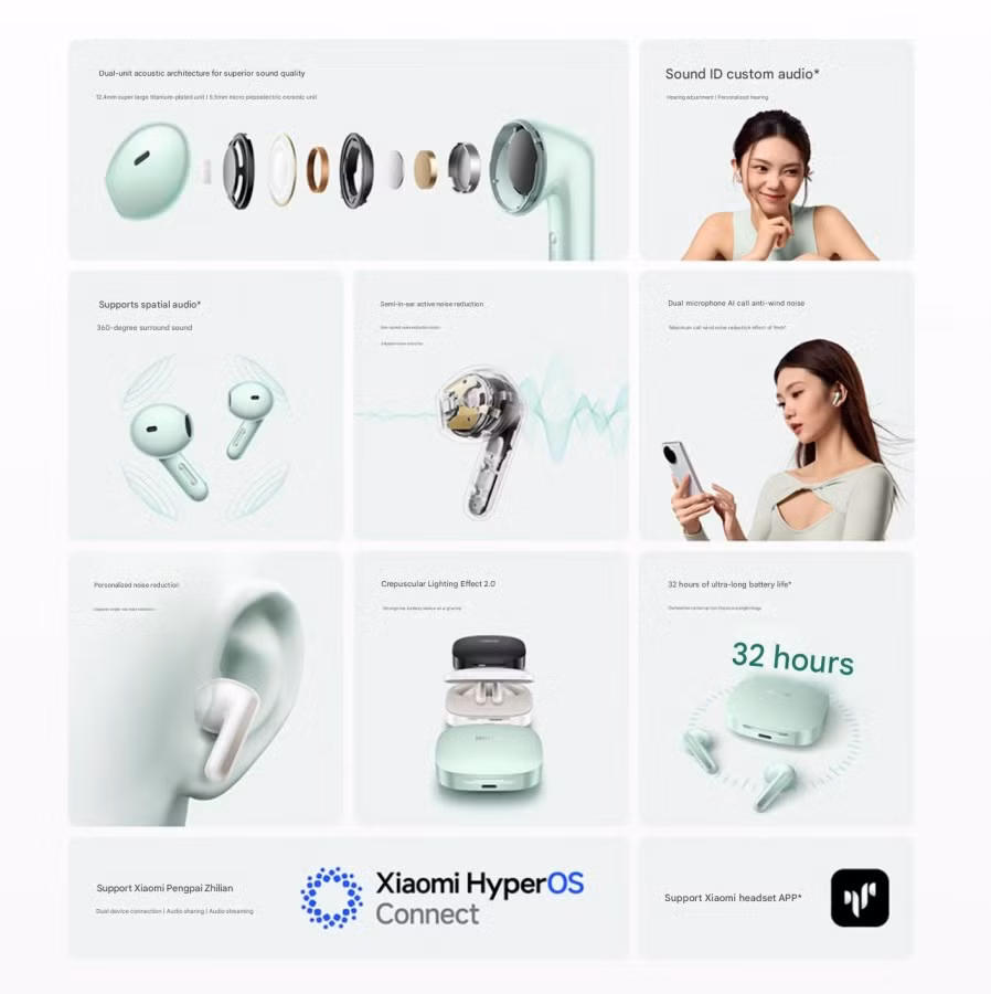 Tren tay tai nghe Redmi Bud 7s chong on, pin trau, gia 