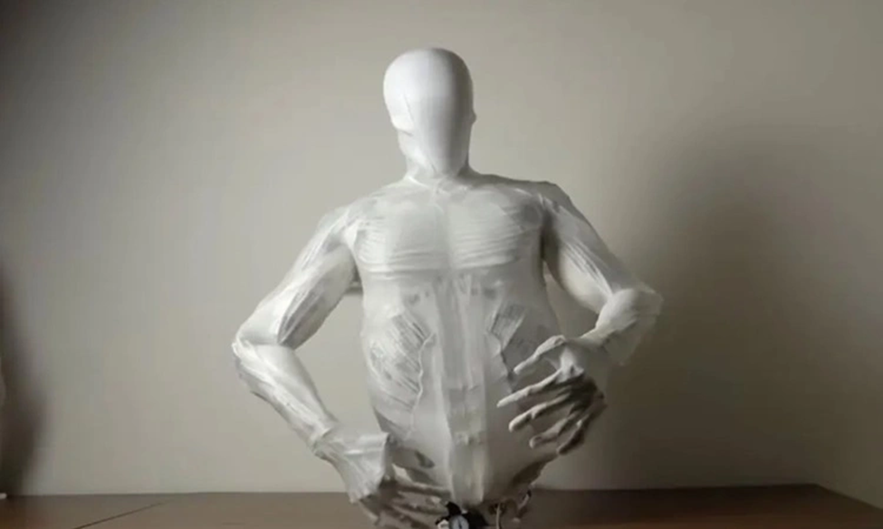 Thông qua hệ khung xương và cơ nhân tạo, và 500 cảm biến, Protoclone có hơn 200 bậc tự do 200 (khớp) chuyển động linh hoạt. Riêng phần thân trên của nó đã có 164 bậc tự do, bao gồm 26 bậc ở bàn tay, cổ tay và khuỷu tay, 20 bậc ở khớp vai cùng 6 bậc ở mỗi xương sống.