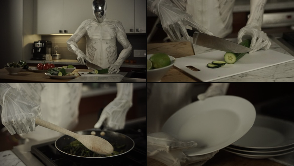 Trong video giới thiệu, "người sinh học" này có thể thao tác, chuyển động tự nhiên như một người nội trợ, khác hoàn toàn với sự cứng nhắc mà các robot hình người thông thường của các hãng khác thể hiện.