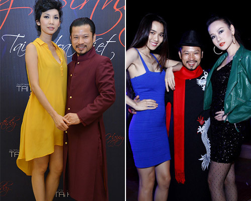 Lê Đình Hùng luôn xuất hiện trong các sự kiện của showbiz bên những sao nổi tiếng.