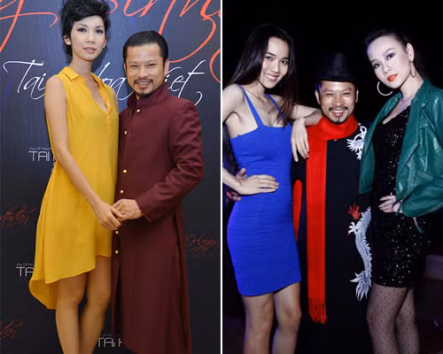 Lê Đình Hùng luôn xuất hiện trong các sự kiện của showbiz bên những sao nổi tiếng.