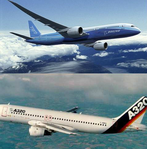 Boeing 787 là loại duy nhất trên thị trường có khung làm từ sợi carbon - vật liệu giúp máy bay có trọng lượng nhẹ và tiêu hao ít nhiên liệu. Còn một số máy bay thuộc Airbus 320 có gắn thêm thiết bị cong ngược (gọi là Sharklets) ở mỗi cánh máy bay, giúp tiết kiệm nhiên liệu và tăng thêm 500 kg khối lượng trọng tải.