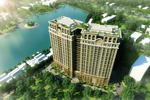 Phối cảnh dự án D'.Le Pont D'or của Tân Hoàng Minh