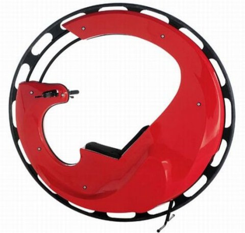 Chiếc xe một bánh Motoryzed với cấu tạo bằng sợi thủy tinh, có đường kính lên tới 1,5m, nặng 125 kg, với động cơ 4 thì và vận tốc đạt được khoảng 40 km/h.