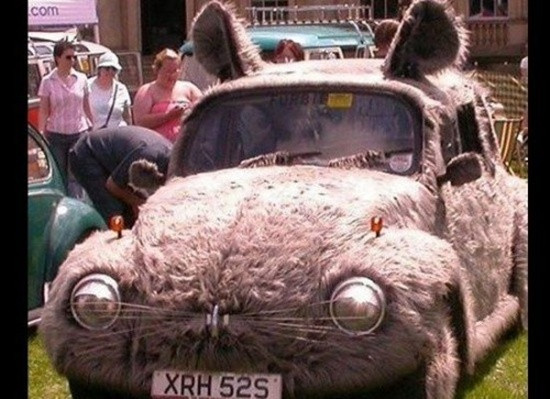 Xe hơi này ngụy trang giống một chú chuột