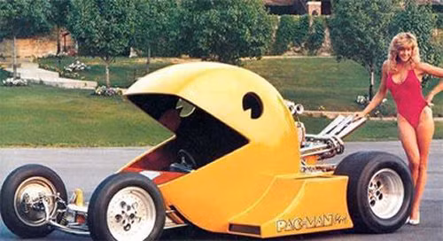 Ô tô mô phỏng trò chơi rất được ưa thích Pac-man.