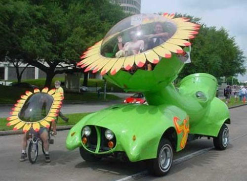 Ô tô hình bông hoa