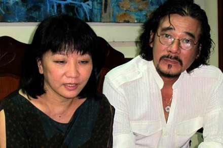 Vợ chồng Cẩm Vân - Khắc Triệu cũng đã mất trắng khi thử sức kinh doanh. Ảnh: Internet.