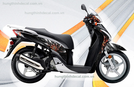 Những chiếc SH với tem xe 3D