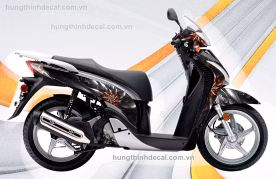 Những chiếc SH với tem xe 3D