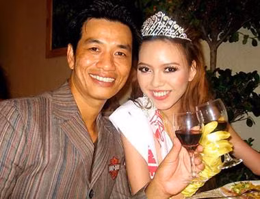 Người tình một thời của Công Mô tô - siêu mẫu Vũ Hoàng Điệp. Ảnh: Internet.