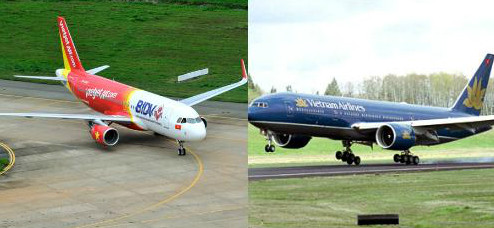 Boeing 787 - Vietnam Airlines đã đặt mua - là dòng máy bay chở khách cỡ lớn đầu tiên trên thế giới với công nghệ tiên tiến, tiết kiệm nhiên liệu và thân thiện với môi trường. Còn Airbus 320 - VietJetAir vừa đạt thỏa thuận mua - là máy bay chở khách dạng thân hẹp tầm trung của hãng Airbus cũng có những đặc điểm tương tự như Boeing 787 về tiết kiệm nhiên liệu và giảm khí thải.