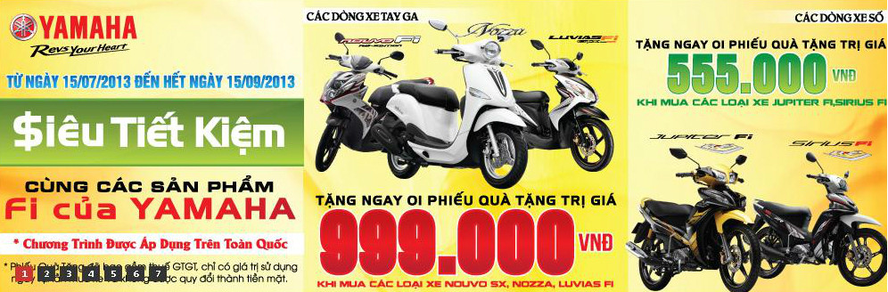 Chương trình khuyến mại của Yamaha Việt Nam