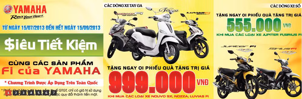 Chương trình khuyến mại của Yamaha Việt Nam
