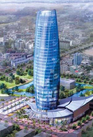 Tòa nhà Trung tâm hành chính Đà Nẵng được coi là tòa nhà thông minh số 1 Việt Nam. Tòa nhà cao 34 tầng với diện tích 16.205 m2 và tổng diện tích sàn lên tới 64.108 m2, tòa nhà có thể đáp ứng nhu cầu làm việc của tất cả các cơ quan công quyền thành phố Đà Nẵng với số người làm việc lên đến 1.500 người.