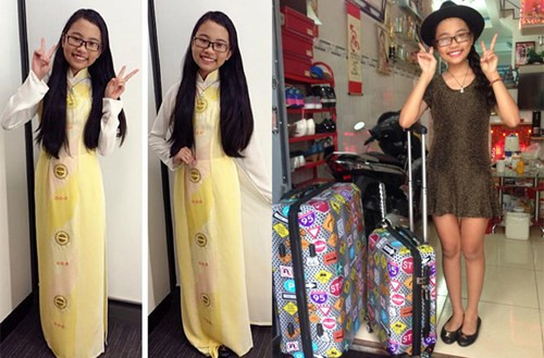 Hình ảnh Phương Mỹ Chi trong một chuyến lưu diễn tại Australia.