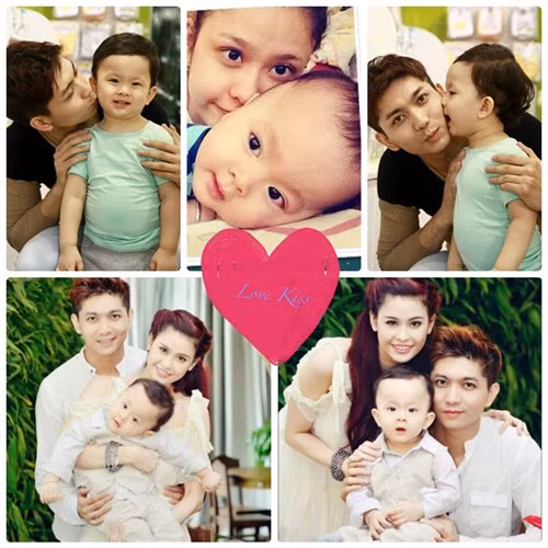 Quen nhau từ khi tham gia bộ phim "Bóng ma học đường" nhưng năm 2012, khi Trương Quỳnh Anh có bầu, cặp đôi mới công khai tình cảm.