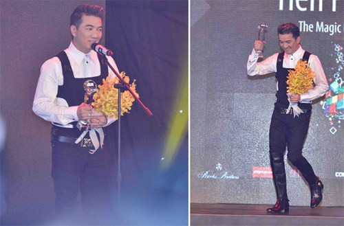 Rất vui mừng khi nhận được giải thưởng, Đàm Vĩnh Hưng chia sẻ anh sẽ cố gắng, nỗ lực hết mình trong thời gian tới để xứng đáng với danh hiệu vừa mới nhận được.