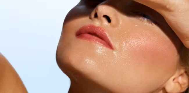 Xử lý da nhờn. Nếu không có thời gian để chờ cho lớp kem dưỡng thể ngấm vào da hoàn toàn, bạn có thể thoa một chút phấn rôm lên. Phấn rôm giúp da hết nhờn, rít nhanh chóng mà vẫn giữ được công dụng của kem dưỡng.