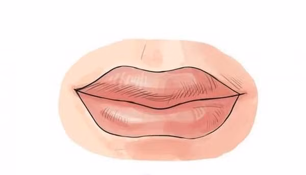 Miệng vuông, môi hồng hào: Miệng được coi là cánh cửa phúc lộc. Người có dáng miệng vuông, môi dày và hồng hào đi kèm với nhân trung sâu rộng thì đường tài lộc cực vượng.