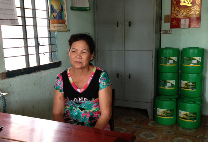 Sau vụ cướp, bà Lan vẫn còn mang nặng nỗi ám ảnh, lo sợ.