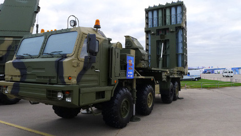 Bệ phóng tên lửa S-350E Vityaz.